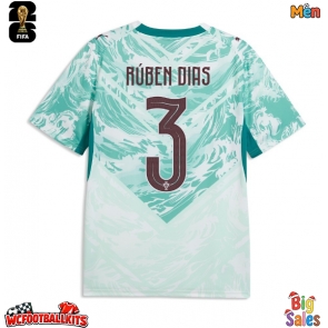 Portugal Ruben Dias #3 Replica Away Stadium Shirt World Cup 2026 Short Sleeve